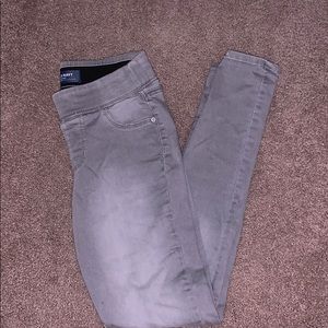 Grey jeggings from old navy